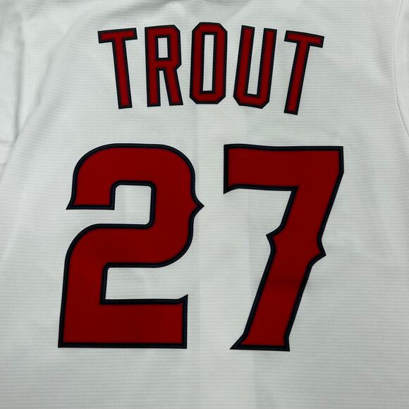 Nike Mike Trout 27 Los Angeles Angels Home Jersey Size Small S B4 - Picture 9 of 10